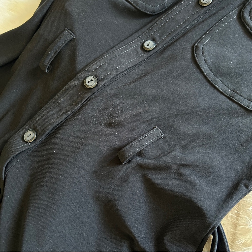 3/$20 Merona black belted button front dress, size m - Picture 9 of 9